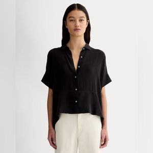 Everlane Black Button Down Shirt